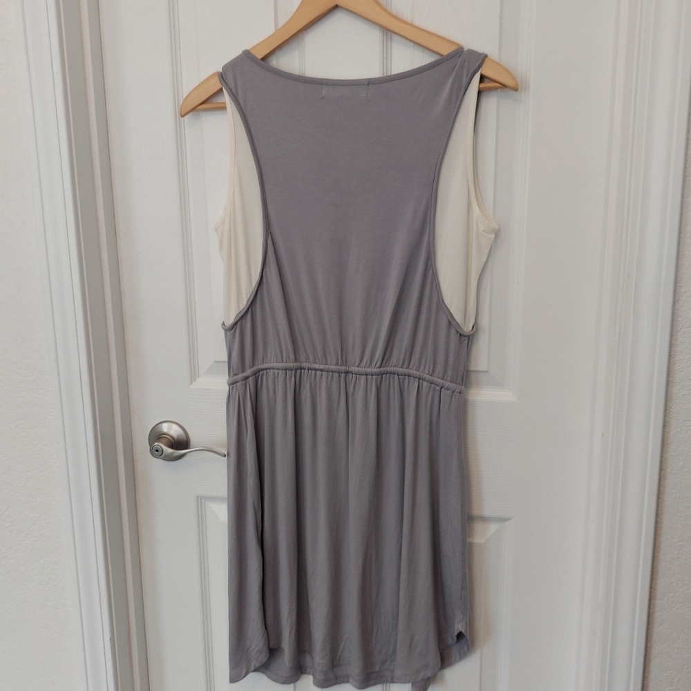 Fever Sleeveless Grey Dress Medium NWT - Picture 5 of 6